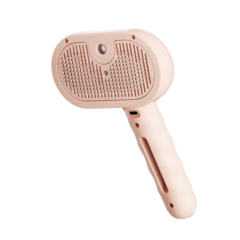 Dog Comb Pet Steam Massage Brush Safe round Head Soft Teeth Spray Hair Removal Comb for Dog Universal for Cats Dogs Accessories