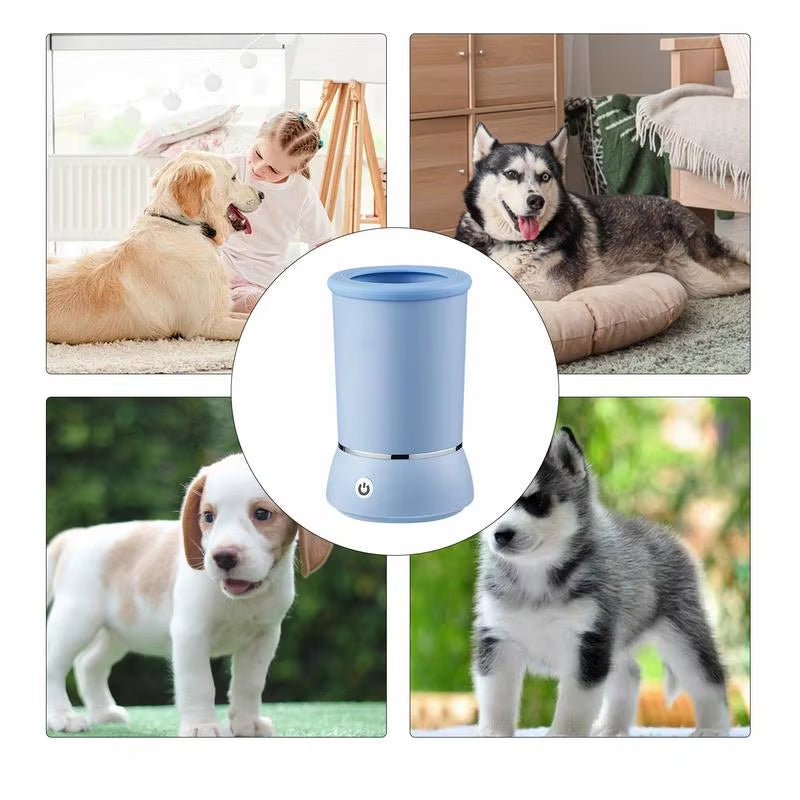 Automatic USB Rechargeable Dog Paw Washer - Effortlessly Clean Your Pet's Paws with Comfort and Convenience