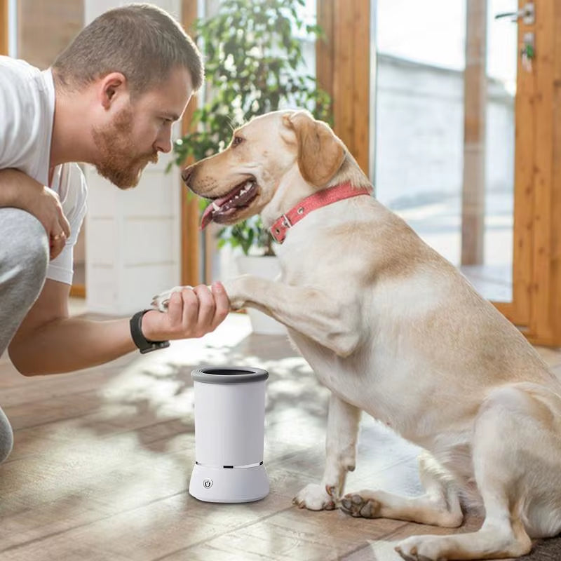 Automatic USB Rechargeable Dog Paw Washer - Effortlessly Clean Your Pet's Paws with Comfort and Convenience